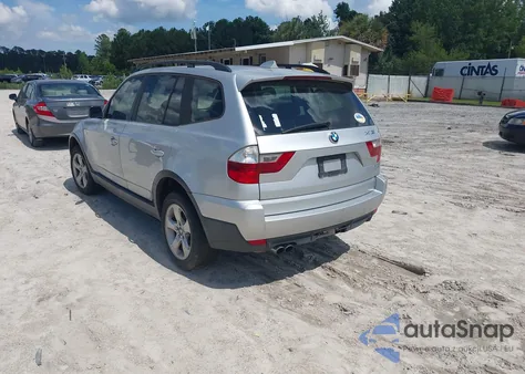 2007 BMW X3 3.0Si z USA, uszkodzony, nr VIN WBXPC93487WF23045